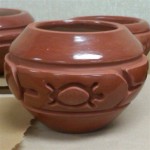 Carved polished bowl