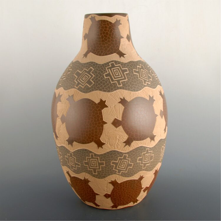 Naranjo, Jody - Large Turtle Jar