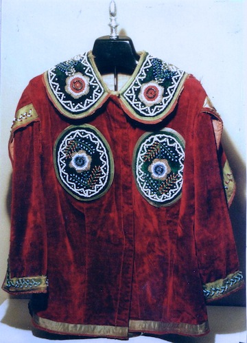 Iroquois velvet cape