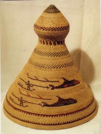 Nootka whaler's hat