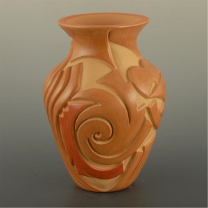 Tina Diaz Red Tan Jar avanyu1c