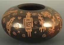 Bowl w Petroglyphs A