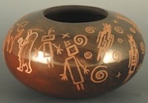 Bowl w Petroglyphs B