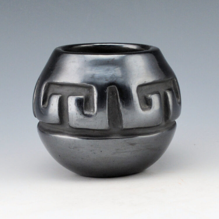 Tafoya, Margaret -Jar with Walking Bear Paw & Rain Designs (1980's)