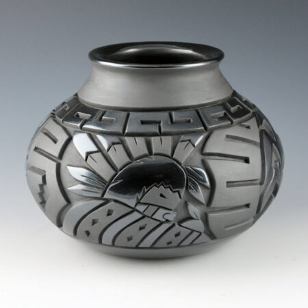 Begay, Jr., Harrison - Large Jar with Yei and Corn Figures (2017)