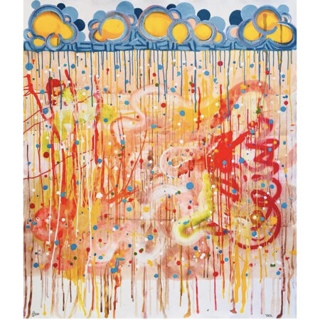 Vigil, Phillip - "Rain" Original Acrylic on Canvas - 46" X 55"