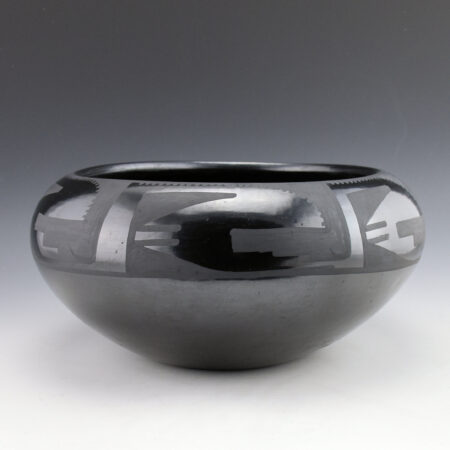 Alternative view of Pena, Juanita - Large Bowl with Rain Designs (1920's)