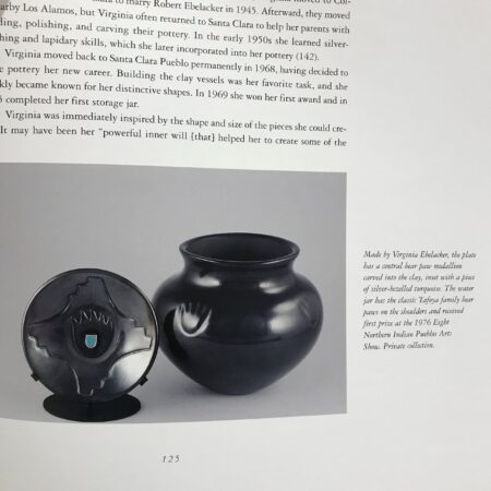 Alternative view of Ebelacker, Virginia - Plate with Carved Bear Paw and Silver Inset (Born of Fire p. 125)