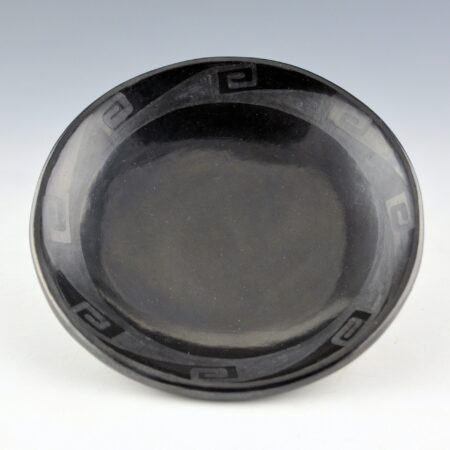 Martinez, Maria  - Plate with Cloud Designs "Marie + Santana", 1940's