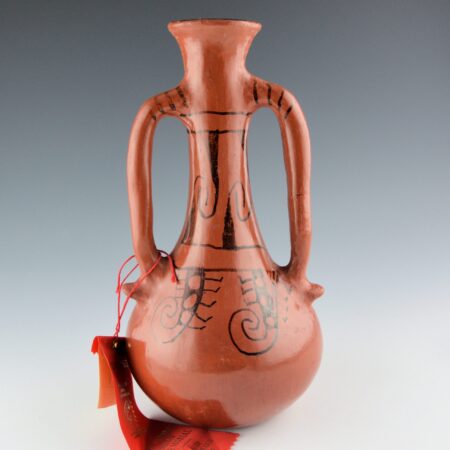 Alternative view of Redbird, Ida - Long Neck Jar with Handles (1970) With Ribbon