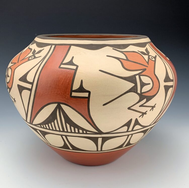 Panana, Ruby  - Large Jar with Birds
