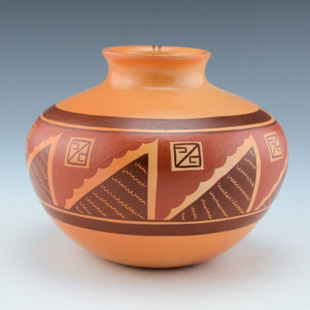 Alternative view of Tahbo, Dianna - Jar with Mountain Designs (1995)