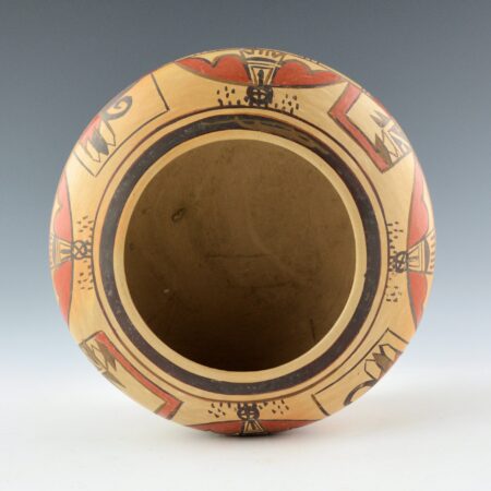 Alternative view of Nampeyo, Elva Tewaguna - Bowl with Moth Design (1970s)