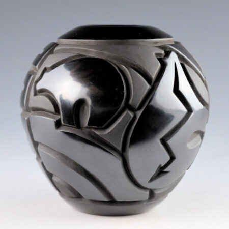 Begay, Jr., Harrison - Bowl with Bears and Hand Designs (2020)