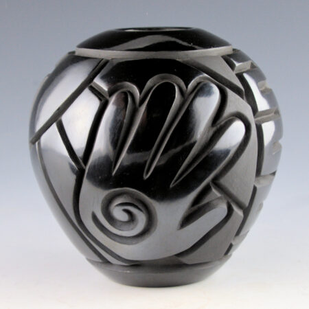 Alternative view of Begay, Jr., Harrison - Bowl with Bears and Hand Designs (2020)