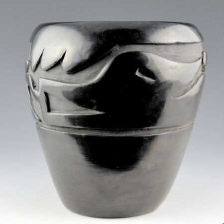 Tafoya, Mida - Tall Jar with Carved Avanyu