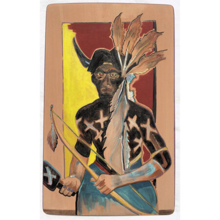 Folwell, Susan - "Buffalo Dancer" Tile (Davey)