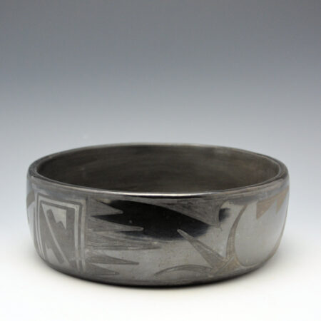 Aguilar, Susana - Open Bowl with Rain and Lightning Designs (1920's)