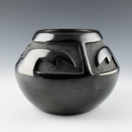 Alternative view of Aguilar, Rosalie - Jar with Cloud and Rain Designs (1930s)