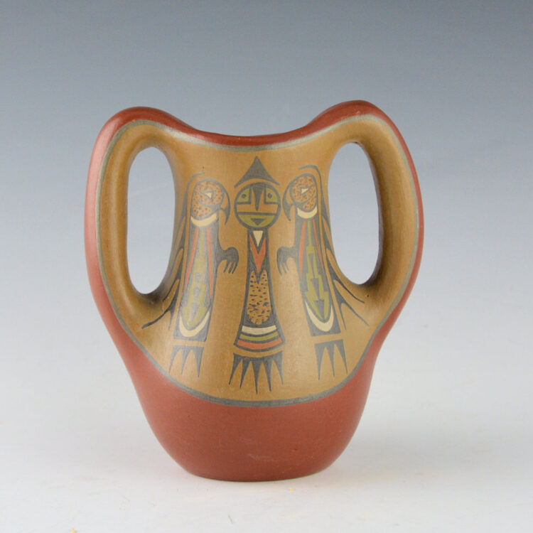 Gutierrez, Lela & Luther - Polychrome Double Handle Jar (1964)