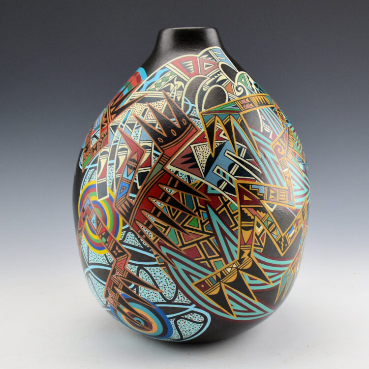Namingha, Les - "Life Layers" Contemporary Jar