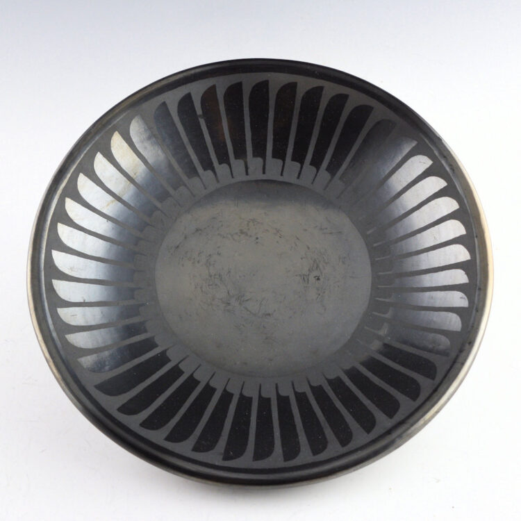 Martinez, Santana & Adam - Gunmetal Plate with Feather Designs (1970s)