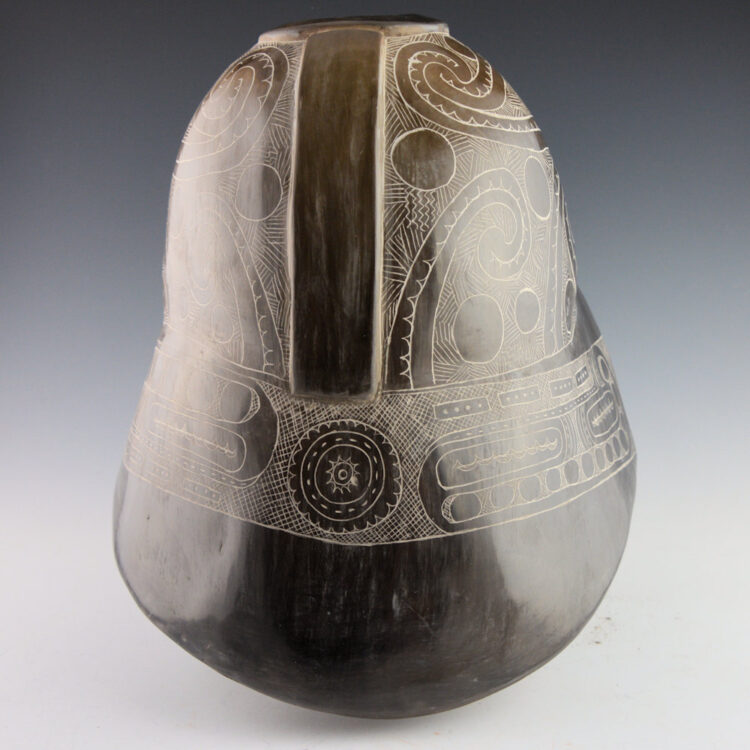 Earles, Chase Kahwinhut -“T “dii Ah-ah dah’ah: The Father” and "Caddo Head Jar" - Image 6