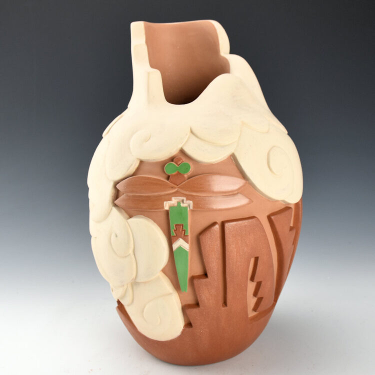Borts-Medlock, Autumn - "Cloud Messenger" Tall Cloud Jar
