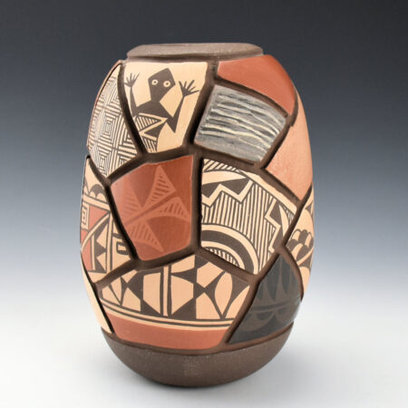 Candelaria, Daryl - Tall Pottery "Shard" Jar (1990s)