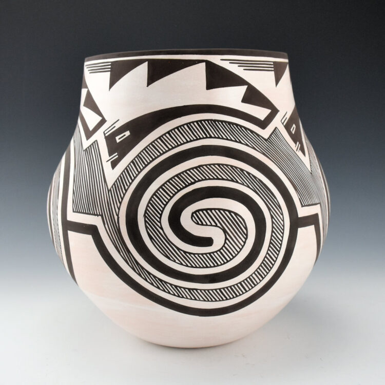 Sarracino, Myron - Water Jar with Rain and Tularosa Swirl Designs