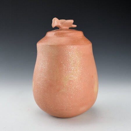 Alternative view of Begaye, Nathan - Micaceous Double Jar with Bird Lid (1991)