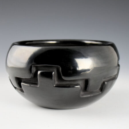 Tafoya, Betty - Bowl with Kiva Step Design (1970s)