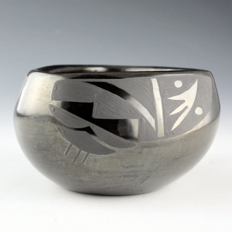 Naranjo, Nicolasa -  Three Sided Bowl with Rain and Lightning Designs (1970s)