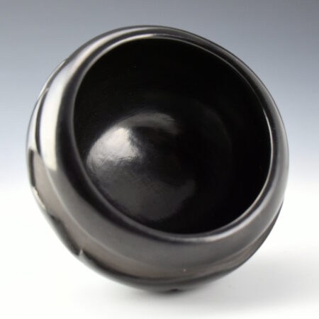 Alternative view of Shije, Clara Chavarria - Fully Polished Bowl with Avanyu (1970s)