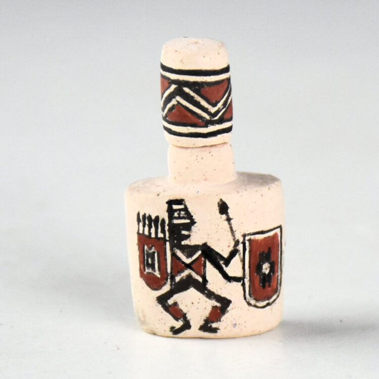Natseway, Thomas - Mini Canteen with Mimbres Figures and Lid
