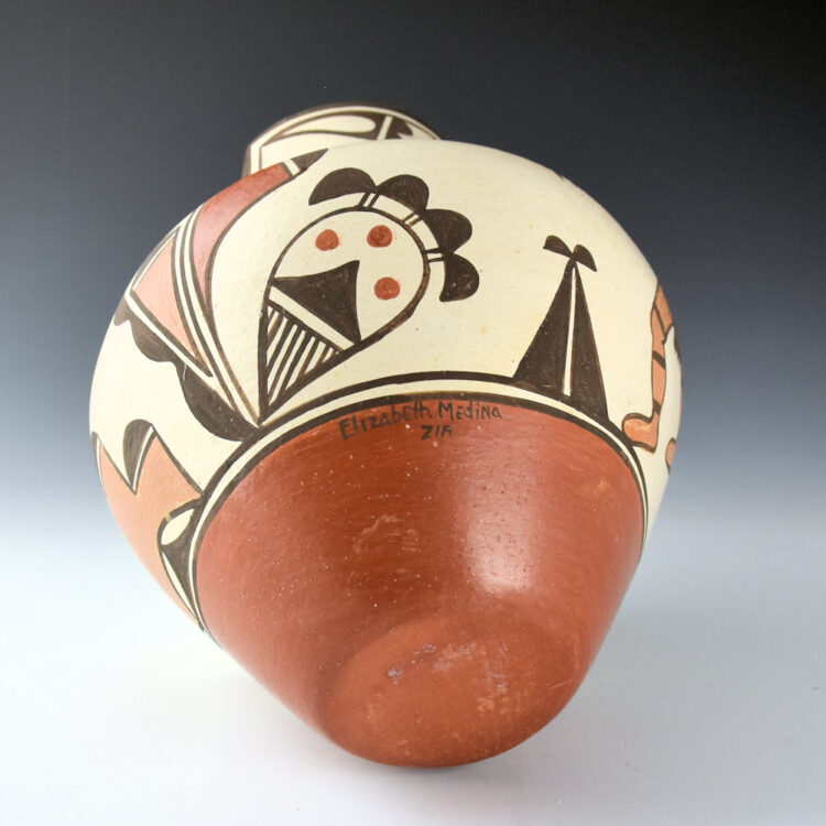 Medina, Elizabeth - Kiva Edge Jar with Koshari and Hummingbird (1980s) - Image 5