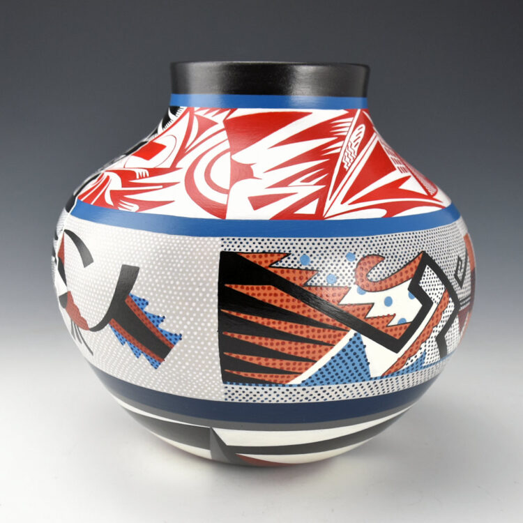 Namingha, Joseph - "No. 27" Batman Comic Book Inspired Jar