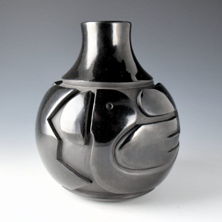 Nichols, Robert Cleto - Large Water Jar with Parrot and Fish