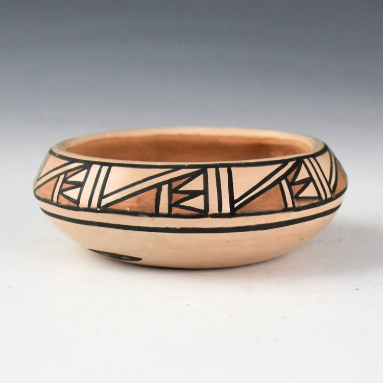 Blue Corn - Polychrome Bowl Rain and Feather Designs (1970s)