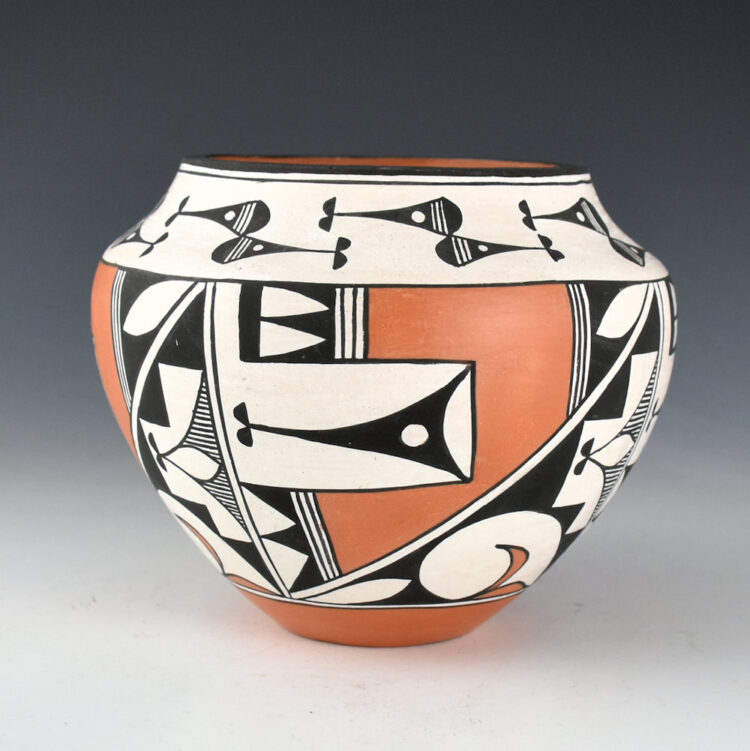 Aragon, Florence - Water Jar with Rain Clouds and Rainbows (1980s)