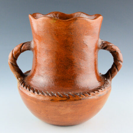 Alternative view of Manygoats, Larry Ben - Water Jar with Handles (1990s)