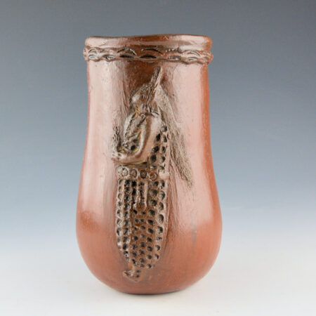 Alternative view of Tso, Faye - Tall Jar with Two Corn Maidens (1980s)