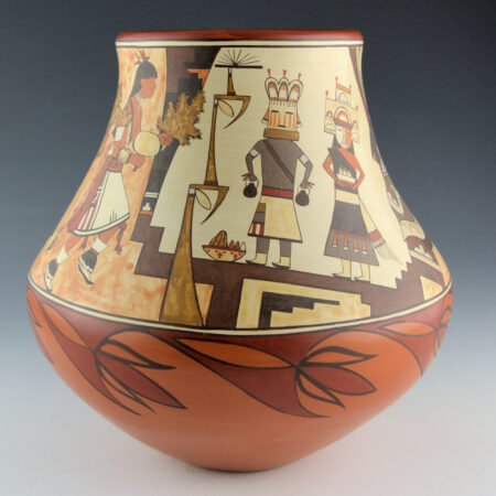 Alternative view of de la Cruz, Juan  - "Harvest Dance" Polychrome Water Jar (2023)