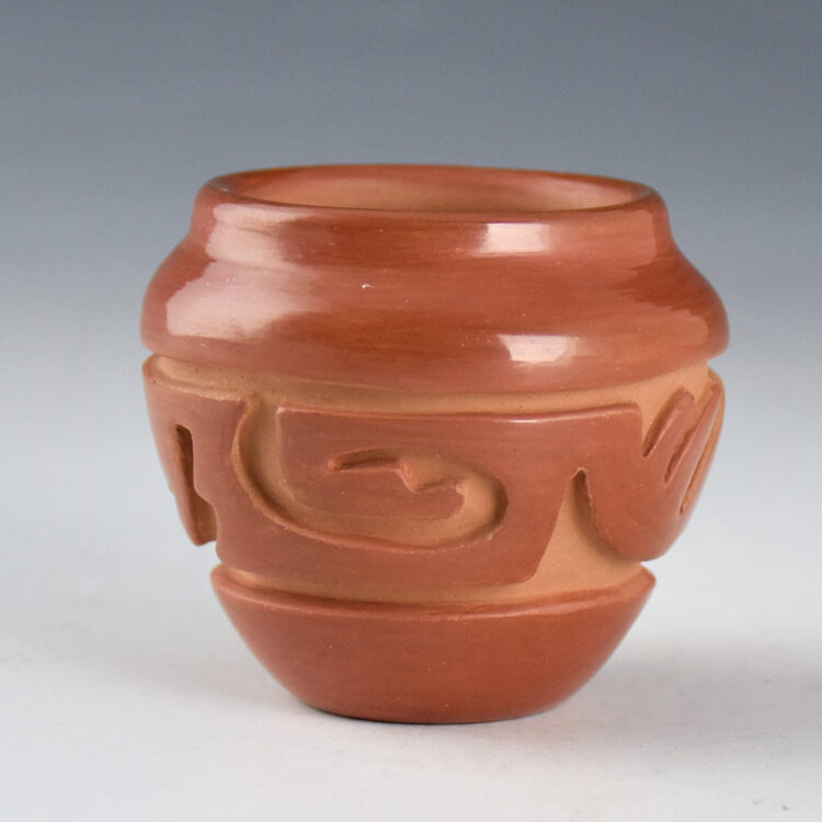Garcia, Tammy - Mini Jar with Carved Cloud Designs (1994)