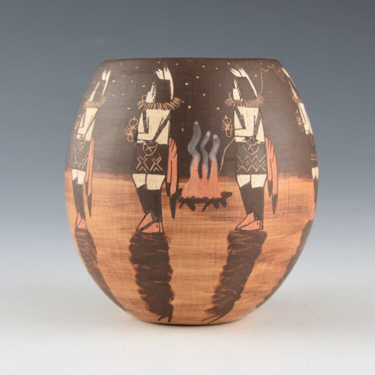 Sahmie, Ida - "Night Chant" Jar with Eight Figures (2006)