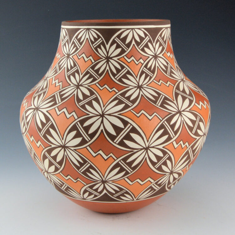Patricio, Robert - Interlocking Butterfly Design Water Jar