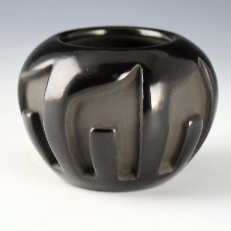 Suazo, Anita - Bowl with Carved Feather Design