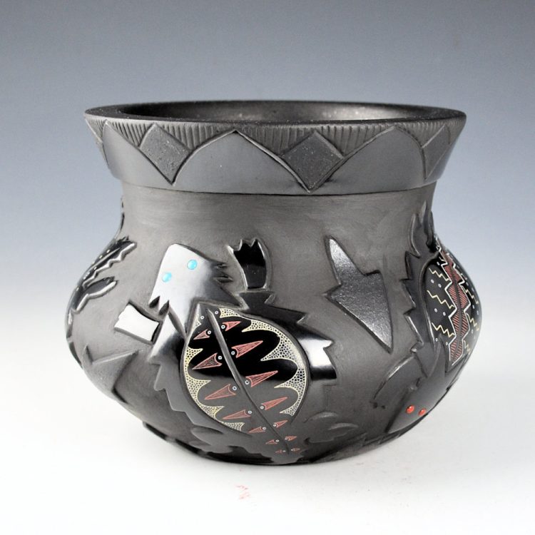 Tafoya, Jennifer & Chris Youngblood - "Horned Lizards" Water Jar