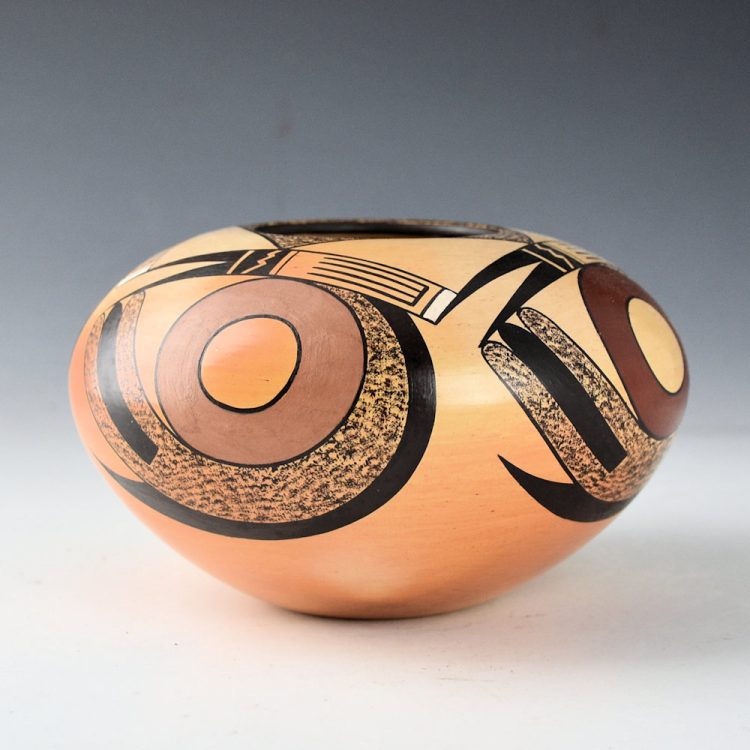 Tahbo, Dianna - Polychrome Swirling Sikyatki Birds (1994)