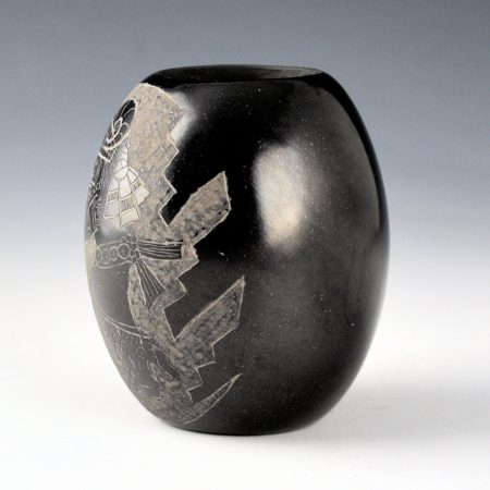 Alternative view of Tafoya, Dan - Jar with Ram Dancer (1980s)